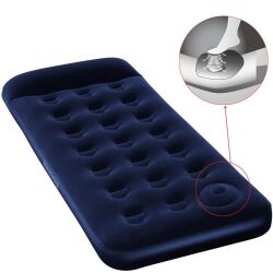 Bestway Pavillo 67224 Twin 188x99x28cm Pompalı Mavi Şişme Yatak - 2