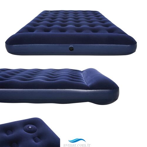 Bestway Pavillo 67226 Queen 203x152x28cm Pompalı Şişme Yatak (1)