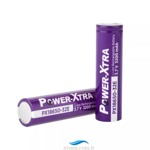 Power-Xtra PX18650-32E 3.7V 3200mAh Li-ion Şarjlı Pil - 1