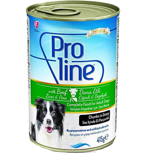 Proline Köpek Yaş Mama Dana Etli Ciğeli 415gr