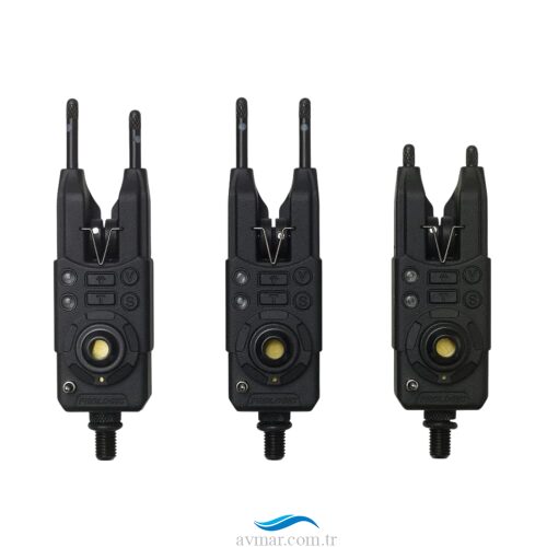 Prologic Fulcrum RMX Pro Bite Alarm Presentation Set 3+1 Multi Colour Alarm