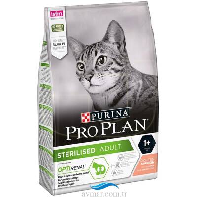 Proplan Sterilised Kısırlaştırılmış Somonlu Kedi Maması 10kg - 1