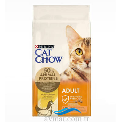 Purina Cat Chow Adult Tavuklu Yetişkin Kedi Maması 15Kg - 1