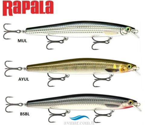 Rapala MaxRap Long Range Minnow 12cm 20gr Sahte Balık - Rapala