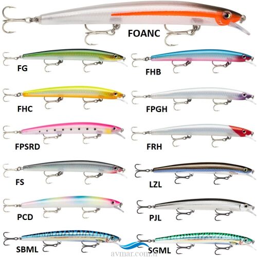 Rapala MaxRap 13cm 15gr Sahte Balık (1)
