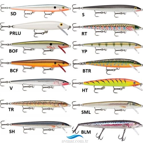 Rapala Original Floating 13cm 7gr Sahte Balık (1)