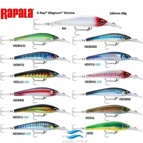 Rapala X-Rap Magnum Xtreme 16cm 68gr Sahte Balık