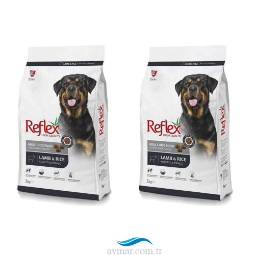 Reflex Kuzu Etli Yetişkin Köpek Maması 3kg+3kg - Reflex