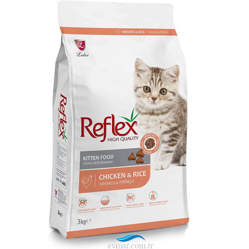 Reflex Tavuklu Yavru Kedi Maması 3Kg