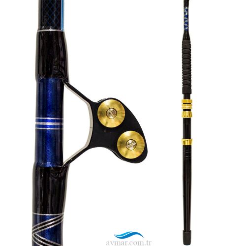 Remixon Battle 180cm 100LBS Düz Sap Trolling Olta Kamışı - 3