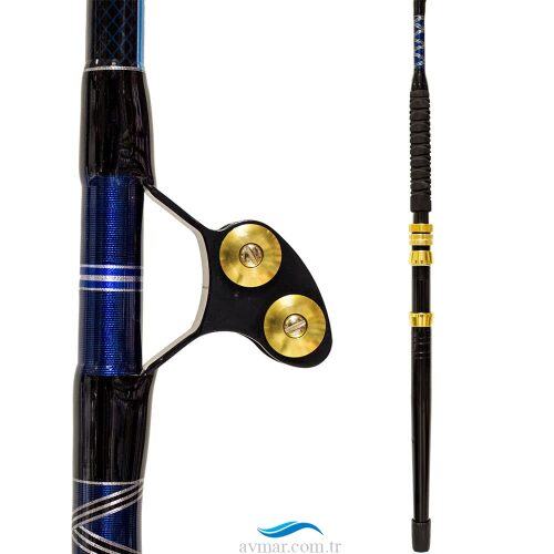 Remixon Battle 180cm 100LBS Düz Sap Trolling Olta Kamışı - 3