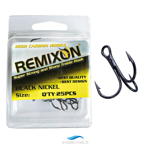 Remixon BL Nikel Üçlü Olta İğnesi - 1