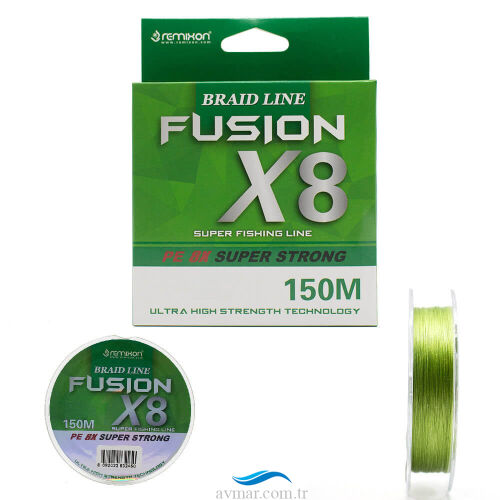 Remixon Fusion 150m X8 Green Örgü İp Misina - Remixon