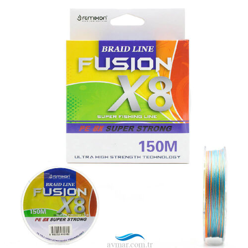 Remixon Fusion 150m X8 Multicolor Örgü İp Misina