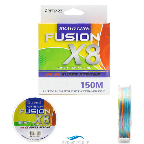 Remixon Fusion 150m X8 Multicolor Örgü İp Misina