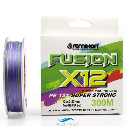 Remixon Fusion 300m X12 Multicolor Örgü İp Misina - 1
