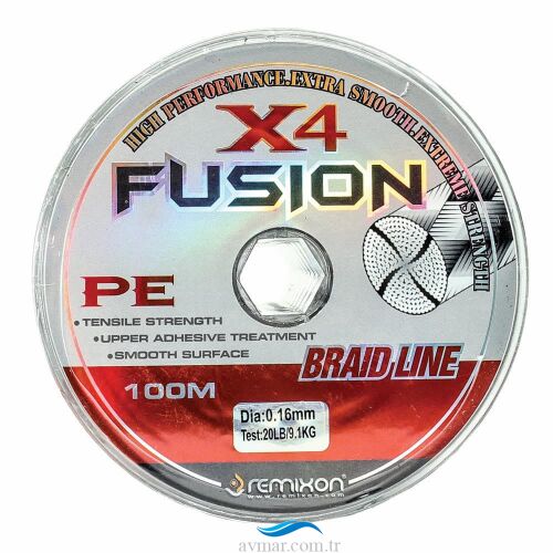 Remixon Fusion X4 100m Örgü İp Misina - Remixon