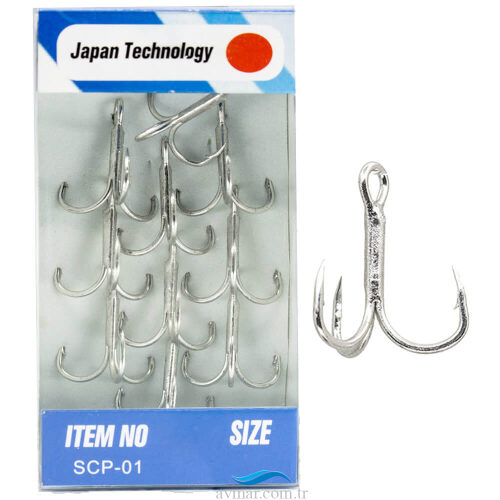 Remixon SCP-1 Galvaniz Üçlü Olta İğne