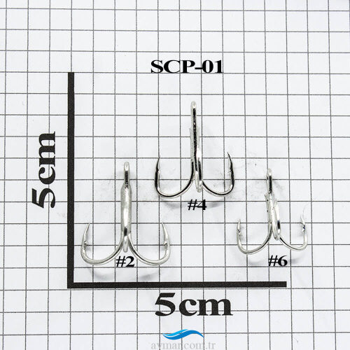 Remixon SCP-1 Galvaniz Üçlü Olta İğne (1)