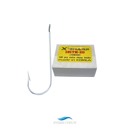 River 191TN 1982ID Muadili Uzun Pala Olta İğne 100lü - RIVER