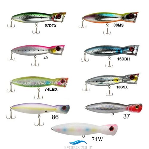 River Bighead Pop 13cm 36gr Popper Maket Balık