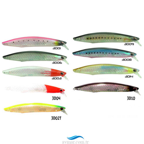 River Get Tiger 3D 125F 12.5cm 20.5gr Maket Sahte Balık