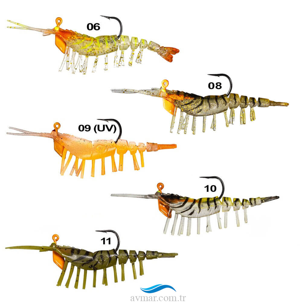 Ryuji Ayu Shrimp 7.5cm 7.2gr Silikon Karides Yem