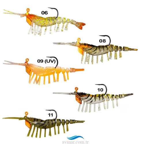 Ryuji Ayu Shrimp 7.5cm 7.2gr Silikon Karides Yem