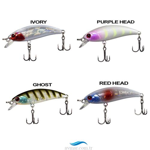 Ryuji Baby Minnow Sinking 5cm 4.5g Suni Yem - 4