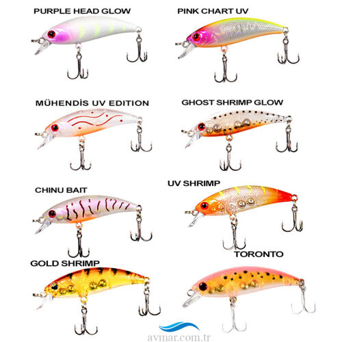 Ryuji Baby Minnow Sinking 5cm 4.5gr Sahte Balık - 2