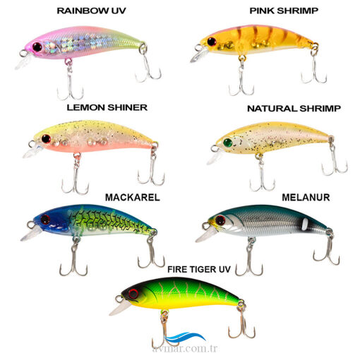 Ryuji Baby Minnow Sinking 5cm 4.5gr Sahte Balık - 3