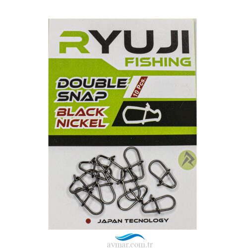 Ryuji Double Snap Black Nickel Klips