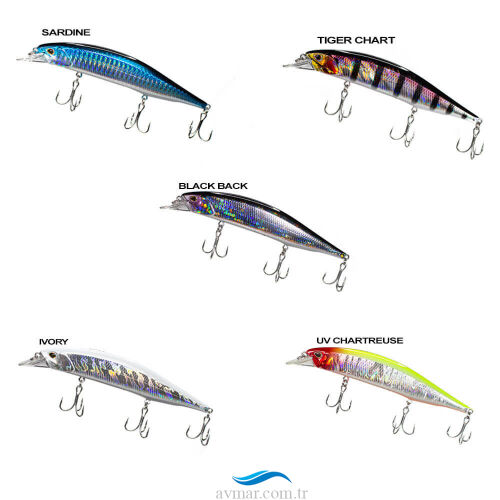 Ryuji Jerk Pilot Suspending 12cm 20gr Maket Balık (1)