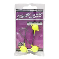 Ryuji Monster Jighead Yellow Uv 5/0 - 2