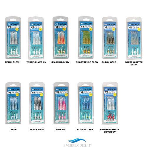 Ryuji V8 8cm 5.5gr Silikon Yem - Ryuji