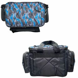 Sagoo Tackle Bag Blue Camo Balıkçı Malzeme Çantası - 5