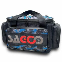 Sagoo Tackle Bag Blue Camo Balıkçı Malzeme Çantası - 1