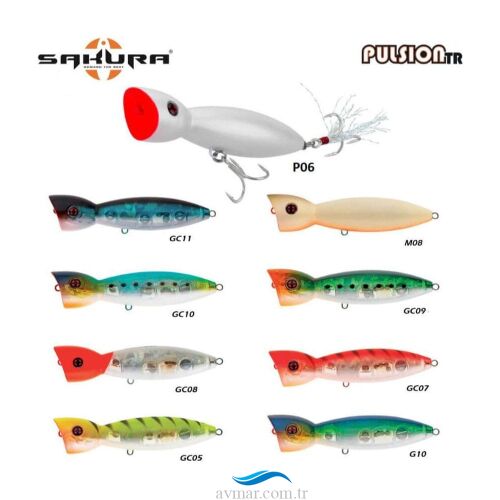 Sakura Pulsion TR 135mm 55g Floating Suni Yem - 1