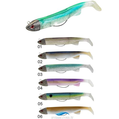 Sakura Tex Shad 10cm Combo Jighead Silikon Yem