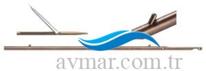 Salvimar 6,25mm Çift Kelebek Gül Diken Zıpkın Şişi - 1