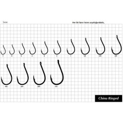 Sasame Chinu Ringed F-724 Serisi Olta İğnesi - 2