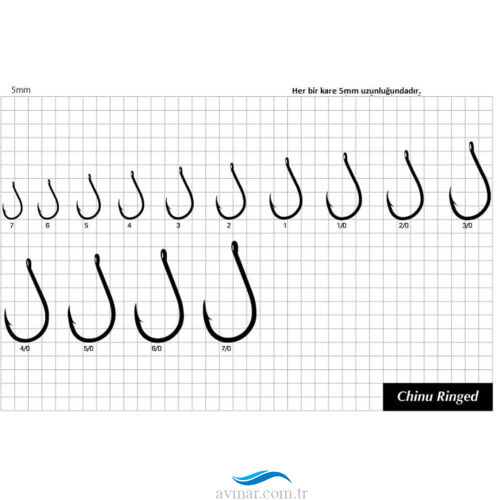 Sasame Chinu Ringed F-724 Serisi Olta İğnesi - Sasame (1)