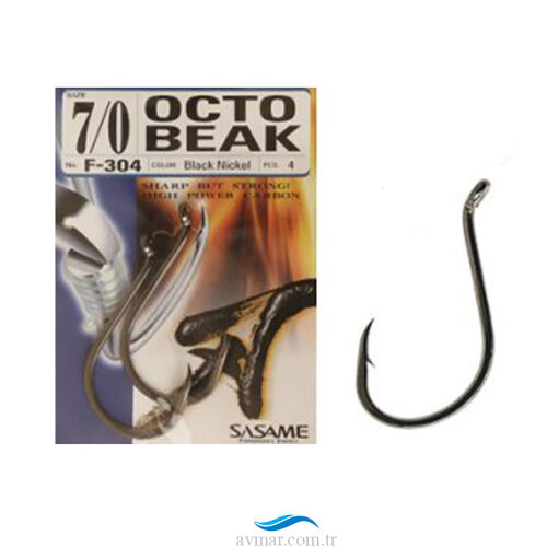 Sasame F-304 Octo Beak Serisi Olta İğnesi - Sasame