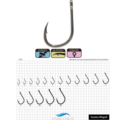 Sasame Isema Ringed F-769 Serisi Olta İğnesi - Sasame (1)