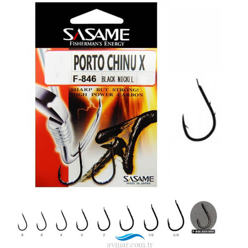 Sasame Porto Chinu X F-846 Serisi Olta İğnesi