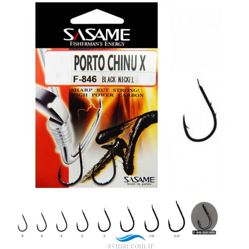 Sasame Porto Chinu X F-846 Serisi Olta İğnesi