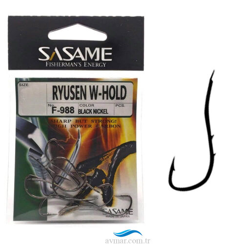 Sasame Ryusen W-Hold Black F-988 Olta İğnesi - 1