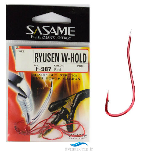 Sasame Ryusen W-Hold Red F-987 Serisi Olta İğnesi - Sasame