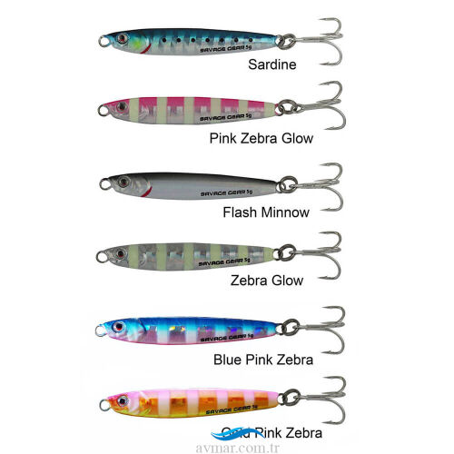 Savage gear 3D Slim Minnow 5gr 4,6cm Jig Sahte Yem - 1
