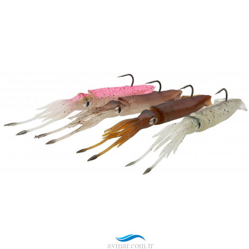 Savage Gear 3D TPE Swim Squid 125mm 25gr Silikon Sahte Yem - 1